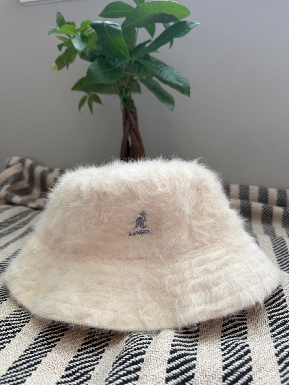 Women’s Kangol White/Cream Furgora Bucket Hat